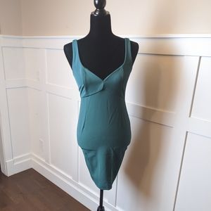 Dynamite Dark green bodycon dress